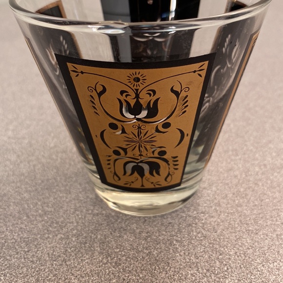 Vintage mcm low ball whiskey glass. O/S - Picture 2 of 7
